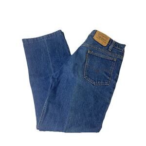 Vintage Levi’s 517 Orange Tab Boot Cut Denim Jeans Size 33/28 Made In The USA